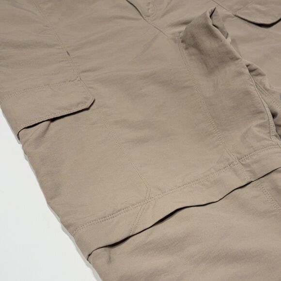 The North Face Nylon Convertible Cargo Hiking Pants Shorts Khaki Men's M (A2) - Picture 7 of 15